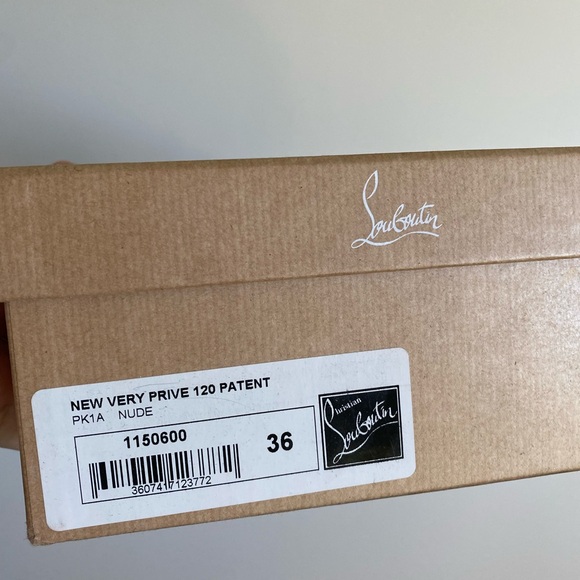 LOUBOUTIN SIZE 36 NUDE - Picture 2 of 15